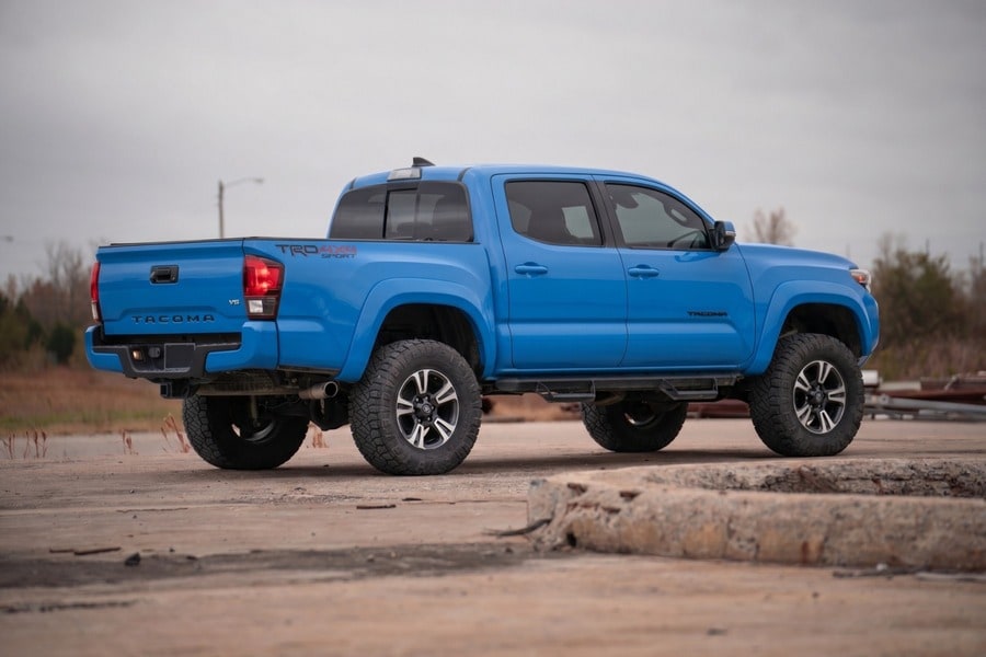 Расширители колёсных арок Sport, цвет 8T6 Voodoo Blue, Toyota Tacoma III, Rough Country — фото 6