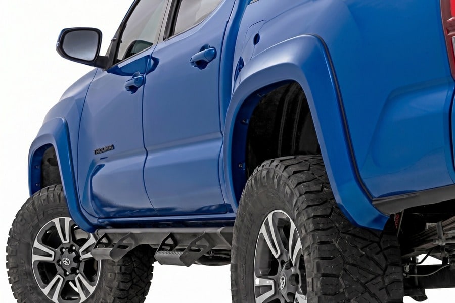 Расширители колёсных арок Sport, цвет 8W7 Blue Crush, Toyota Tacoma III, Rough Country — фото 1