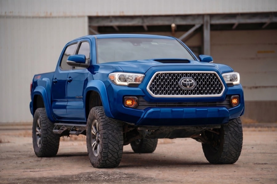 Расширители колёсных арок Sport, цвет 8W7 Blue Crush, Toyota Tacoma III, Rough Country — фото 4