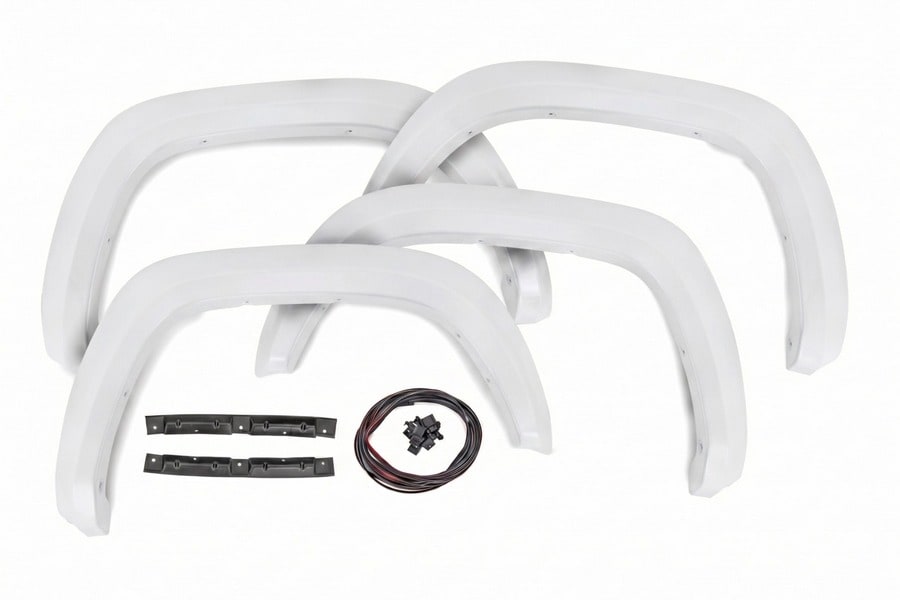 Расширители колёсных арок Sport, цвет 040 Super White, Toyota Tacoma III, Rough Country — фото 3