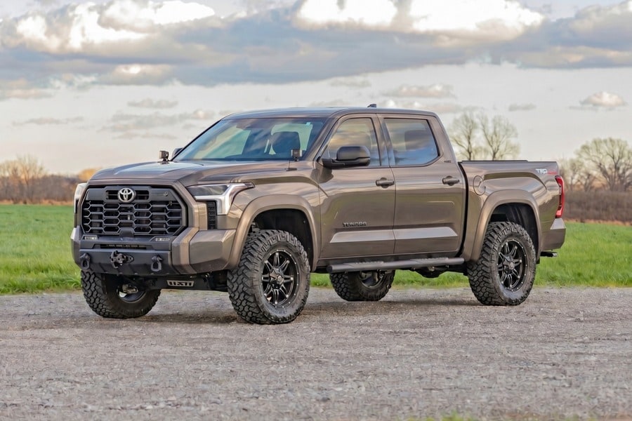 Расширители колёсных арок Sport, цвет 1G3 Magnetic Gray, Toyota Tundra III, Rough Country — фото 6