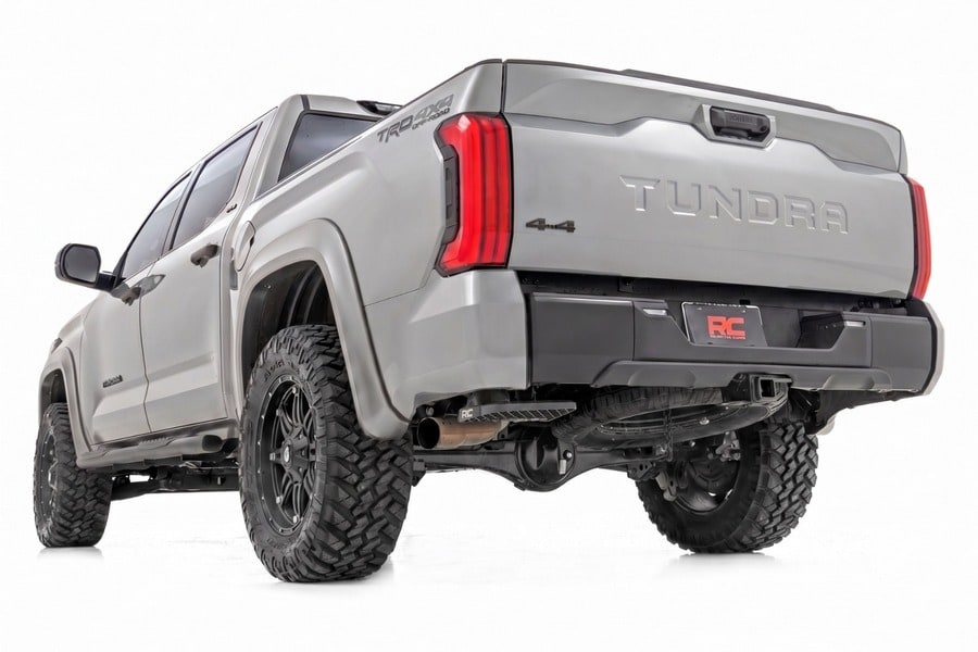 Расширители колёсных арок Sport, серебристые, цвет 1J9 Celestial Silver Metallic, Toyota Tundra III, Rough Country — фото 3