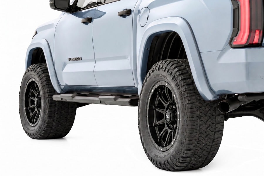 Расширители колёсных арок Sport, цвет 1K6 Ice Edge, Toyota Tundra III, Rough Country — фото 1