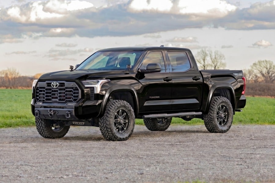Расширители колёсных арок Sport, цвет 218 Midnight Black Metallic, Toyota Tundra III, Rough Country — фото 6