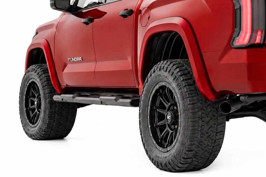 Расширители колёсных арок Sport, цвет 3U5 Supersonic Red, Toyota Tundra III, Rough Country — фото 1