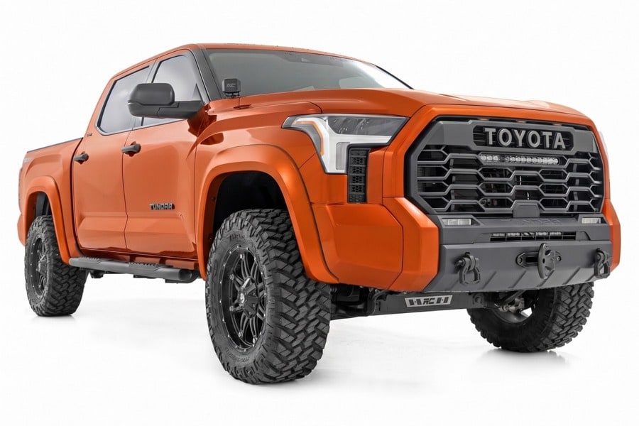 Расширители колёсных арок Sport, цвет 4W5 Solar Octane, Toyota Tundra III, Rough Country — фото 2