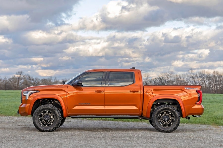 Расширители колёсных арок Sport, цвет 4W5 Solar Octane, Toyota Tundra III, Rough Country — фото 7