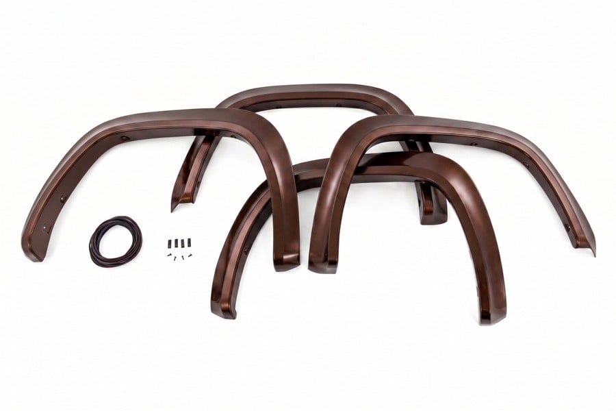 Расширители колёсных арок Sport, цвет 4X4 Smoked Mesquite, Toyota Tundra III, Rough Country — фото 4