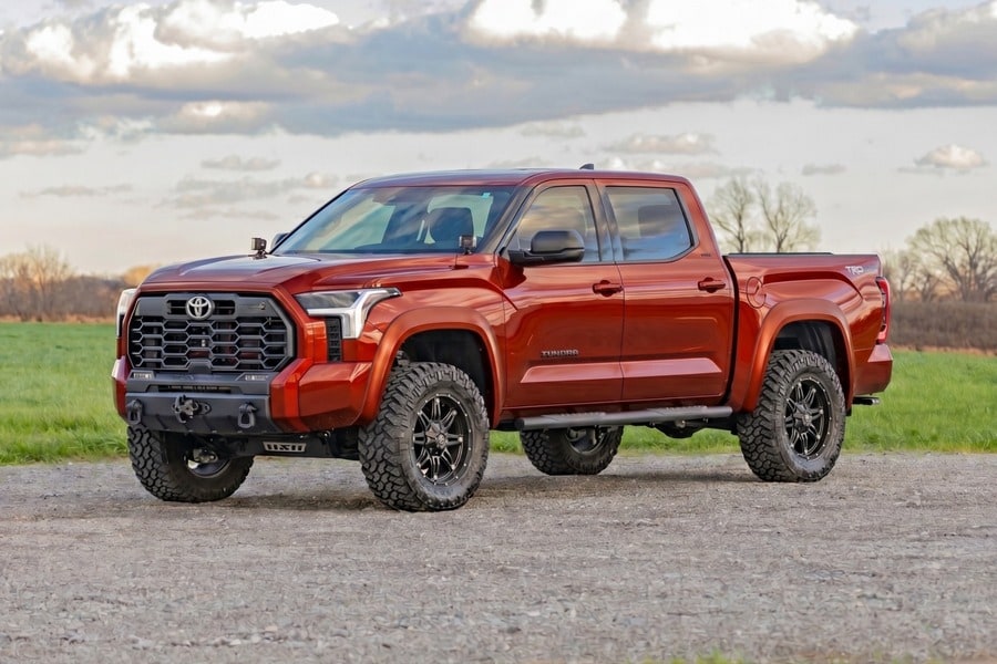 Расширители колёсных арок Sport, цвет 4Z0 Terra, Toyota Tundra III, Rough Country — фото 6