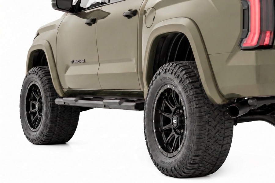 Расширители колёсных арок Sport, цвет 6X3 Lunar Rock, Toyota Tundra III, Rough Country — фото 1