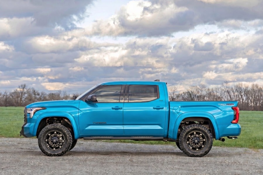 Расширители колёсных арок Sport, цвет 796 Wave Maker, Toyota Tundra III, Rough Country — фото 7