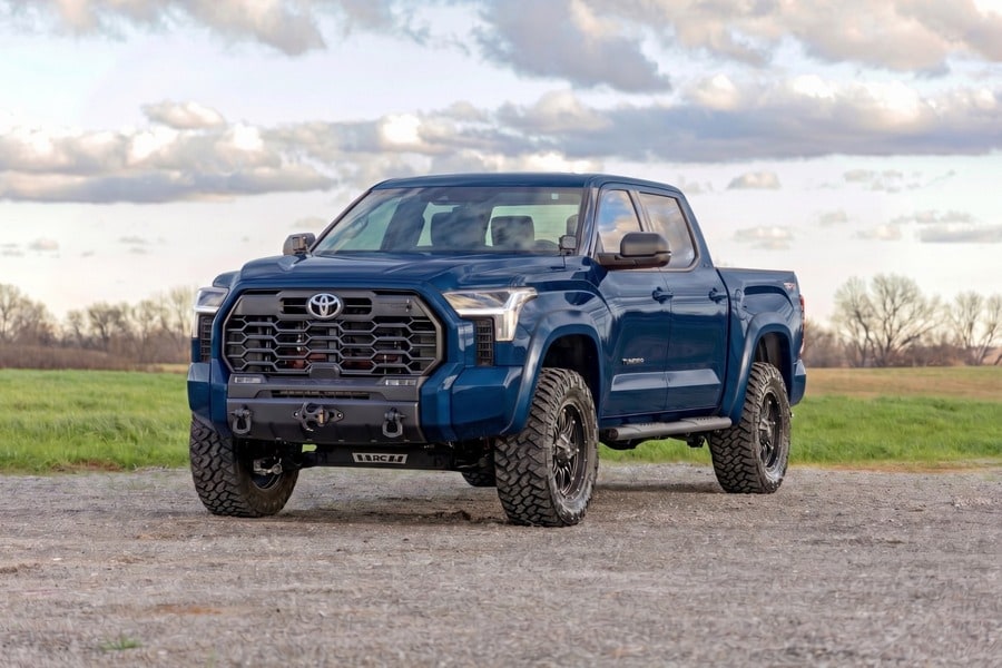 Расширители колёсных арок Sport, цвет 8X8 Blueprint Pearl, Toyota Tundra III, Rough Country — фото 5