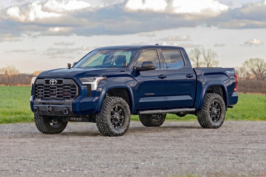 Расширители колёсных арок Sport, цвет 8X8 Blueprint Pearl, Toyota Tundra III, Rough Country — фото 6