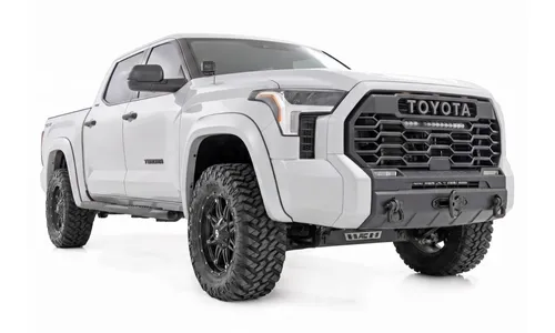 Расширители колёсных арок Sport, белые, цвет 040 Super White, Toyota Tundra III, Rough Country — фото 2