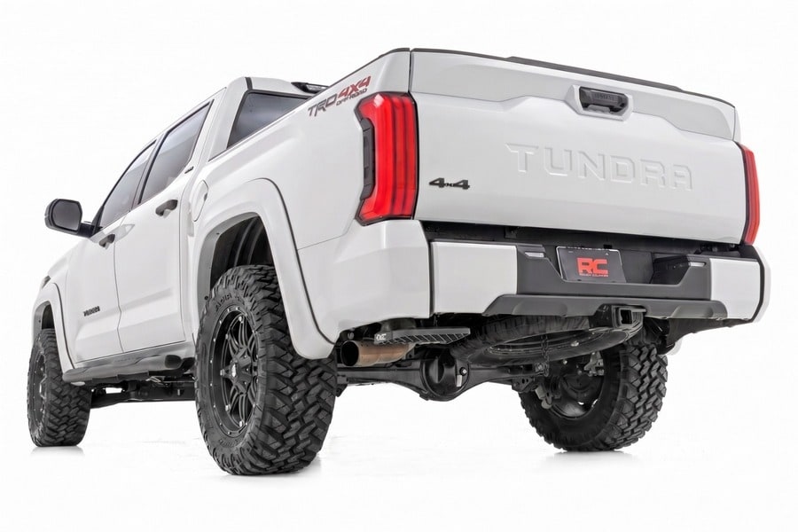 Расширители колёсных арок Sport, белые, цвет 040 Super White, Toyota Tundra III, Rough Country — фото 3