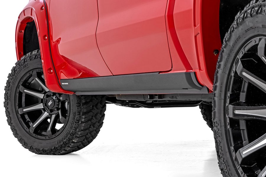 Защитные накладки кузова Trail, накладки порогов, Chevrolet Silverado 1500 (2019–2026), Rough Country — фото 5