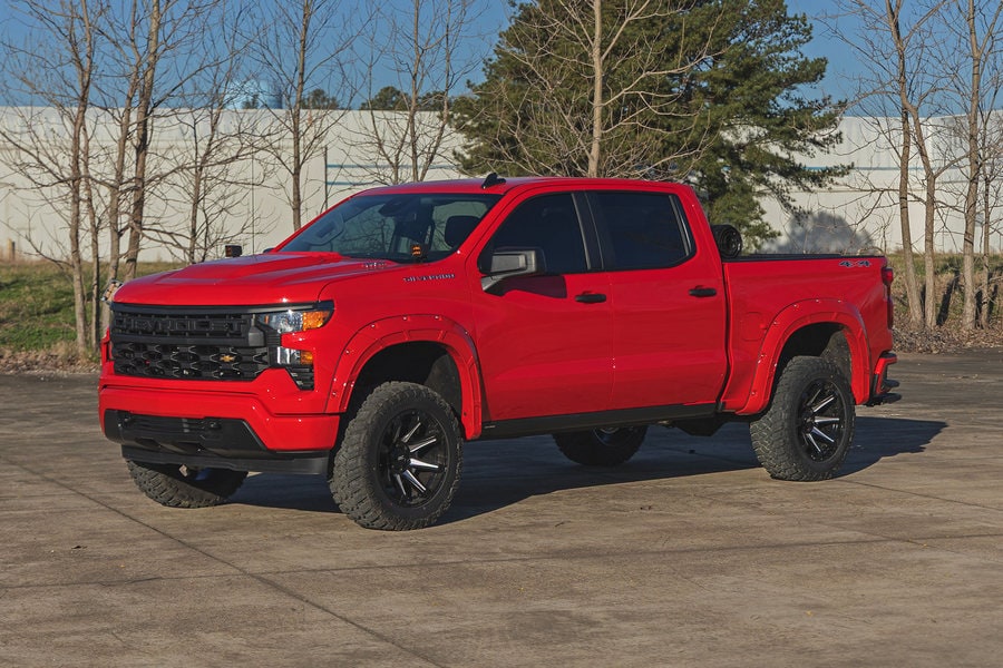 Защитные накладки кузова Trail, накладки порогов, Chevrolet Silverado 1500 (2019–2026), Rough Country — фото 7