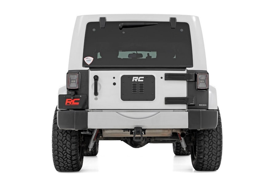 Защитные накладки кузова Trail, задние углы кузова, Jeep Wrangler JK, Rough Country — фото 2