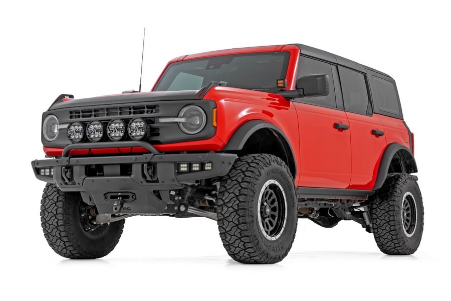 Защитные накладки кузова Trail, накладки порогов, 4 двери, Ford Bronco VI, Rough Country — фото 3