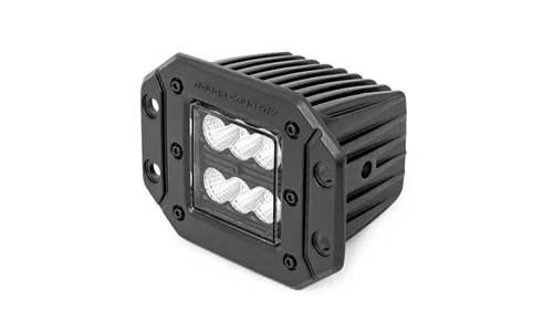 Светодиодные фары 2", серия Black, комплект из 2 шт., врезной монтаж, рассеянный свет, Rough Country — фото 2