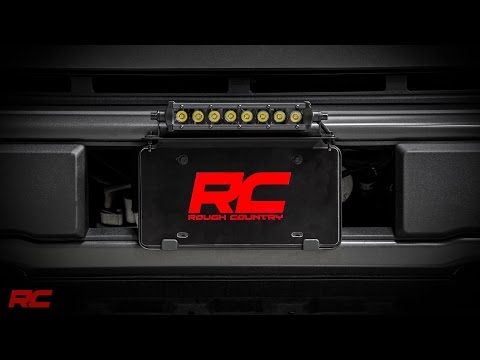 Комплект LED-балки 8" на рамке номерного знака, Rough Country — фото 2