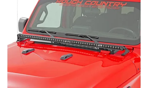 Светодиодная балка 50", серия Black, однорядная, Rough Country — фото 5