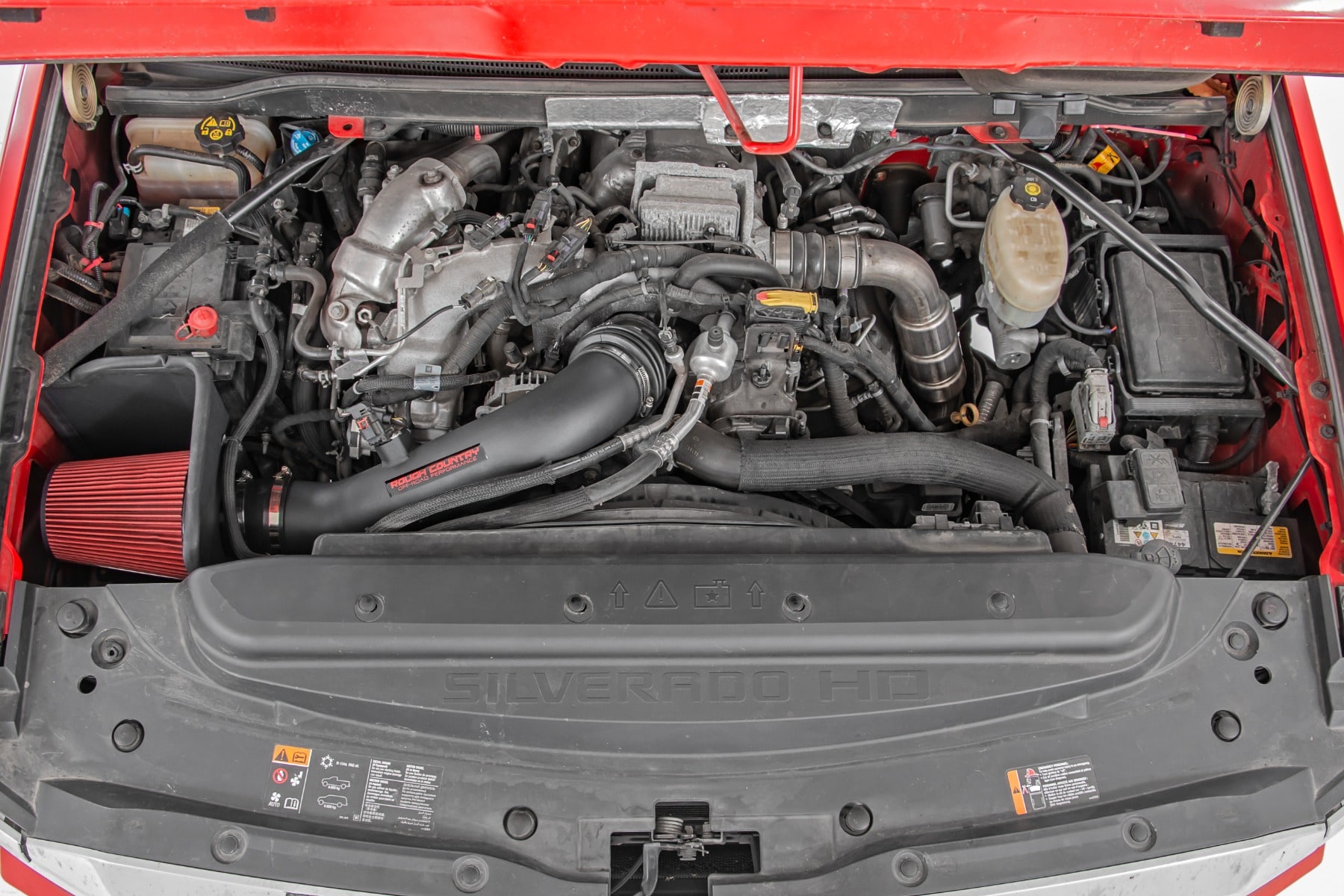 Система холодного впуска для Chevrolet Silverado / GMC Sierra 2500HD/3500HD 6,6 л (2017–2019), Rough Country — фото 3