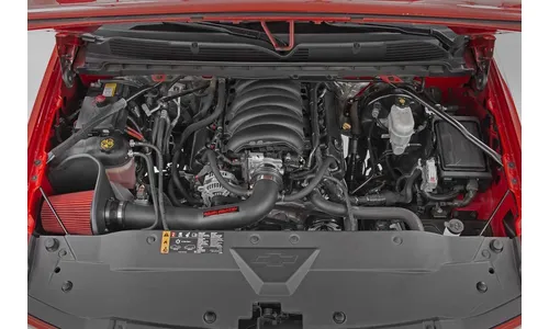 Система холодного впуска для Chevrolet Silverado III / GMC Sierra III 1500 5,3/6,2 л, с защитным чехлом фильтра, Rough Country — фото 4