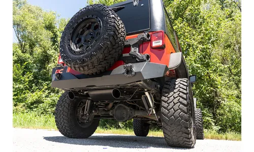 Выхлопная система с двумя выходами для Jeep Wrangler JK 3,6/3,8 л, Rough Country — фото 4