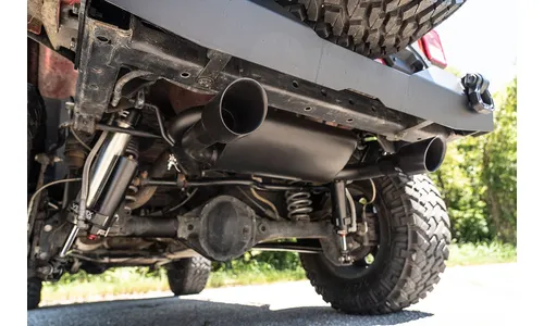 Выхлопная система с двумя выходами для Jeep Wrangler JK 3,6/3,8 л, Rough Country — фото 6