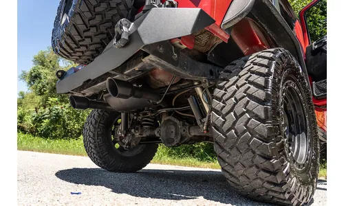 Выхлопная система с двумя выходами для Jeep Wrangler JK 3,6/3,8 л, Rough Country — фото 7
