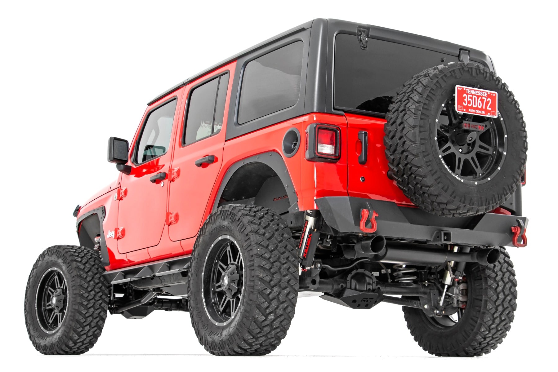 Выхлопная система с двумя выходами для Jeep Wrangler JL 2,0/3,6 л, Rough Country — фото 7