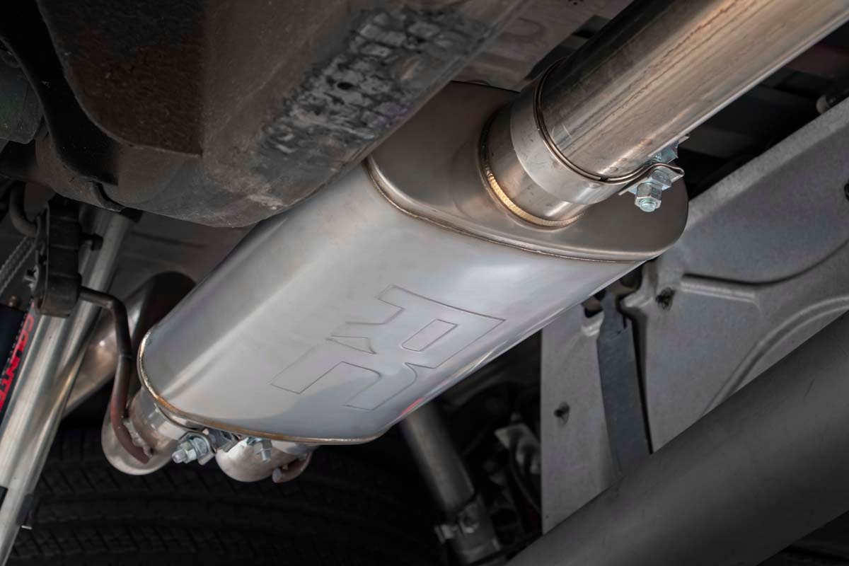 Выхлопная система Cat-Back для Chevrolet Silverado II / GMC Sierra II 1500 4,8/5,3 л (2009–2013), Rough Country — фото 4