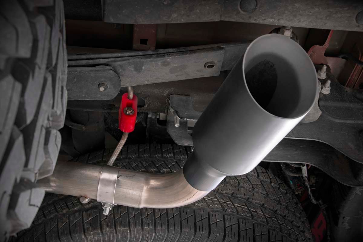 Выхлопная система Cat-Back для Chevrolet Silverado II / GMC Sierra II 1500 4,8/5,3 л (2009–2013), Rough Country — фото 5