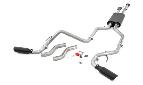 Выхлопная система Cat-Back для Toyota Tundra II 4,6/5,7 л V8 (2009–2021), Rough Country — фото 1