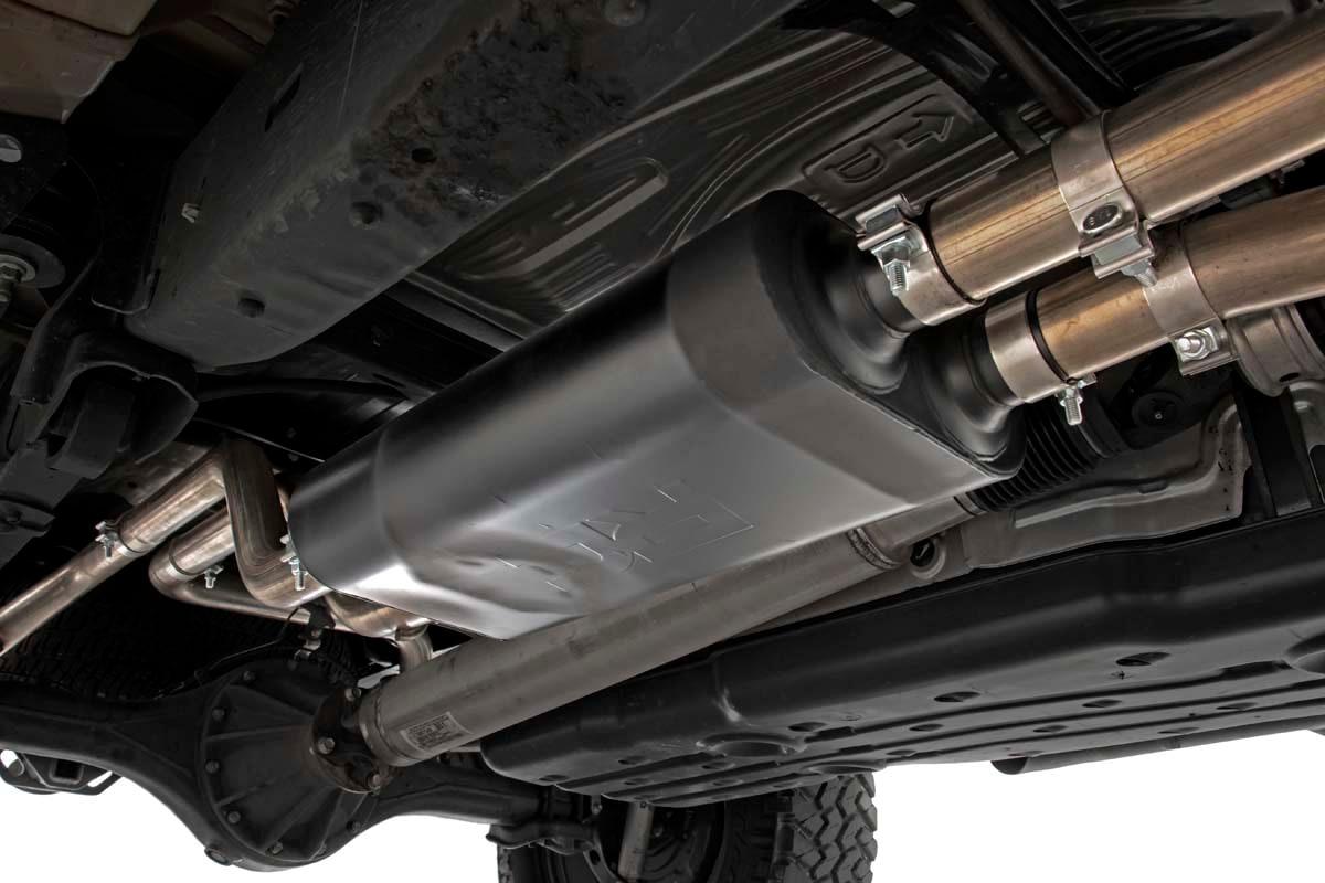 Выхлопная система Cat-Back для Toyota Tundra II 4,6/5,7 л V8 (2009–2021), Rough Country — фото 4