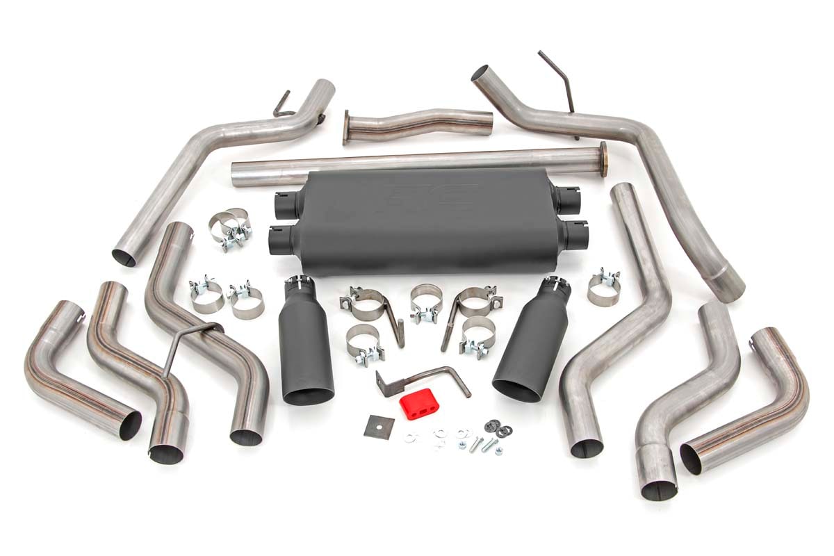 Выхлопная система Cat-Back для Toyota Tundra II 4,6/5,7 л V8 (2009–2021), Rough Country — фото 7