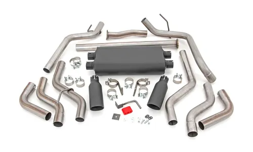 Выхлопная система Cat-Back для Toyota Tundra II 4,6/5,7 л V8 (2009–2021), Rough Country — фото 7