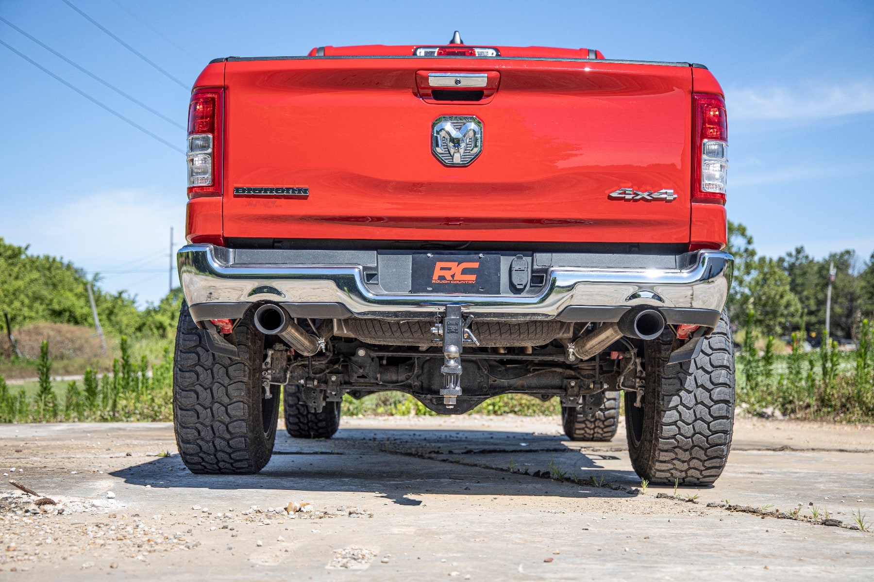 Выхлопная система Cat-Back для Dodge RAM 1500 DT 5,7 л, Rough Country — фото 4