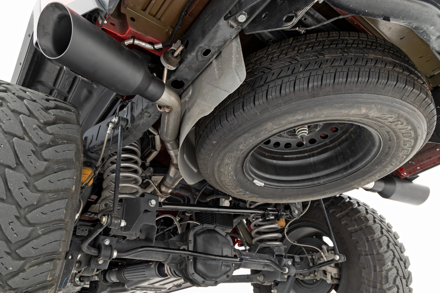 Выхлопная система Cat-Back для Jeep Gladiator JT 3,6 л, Rough Country — фото 4