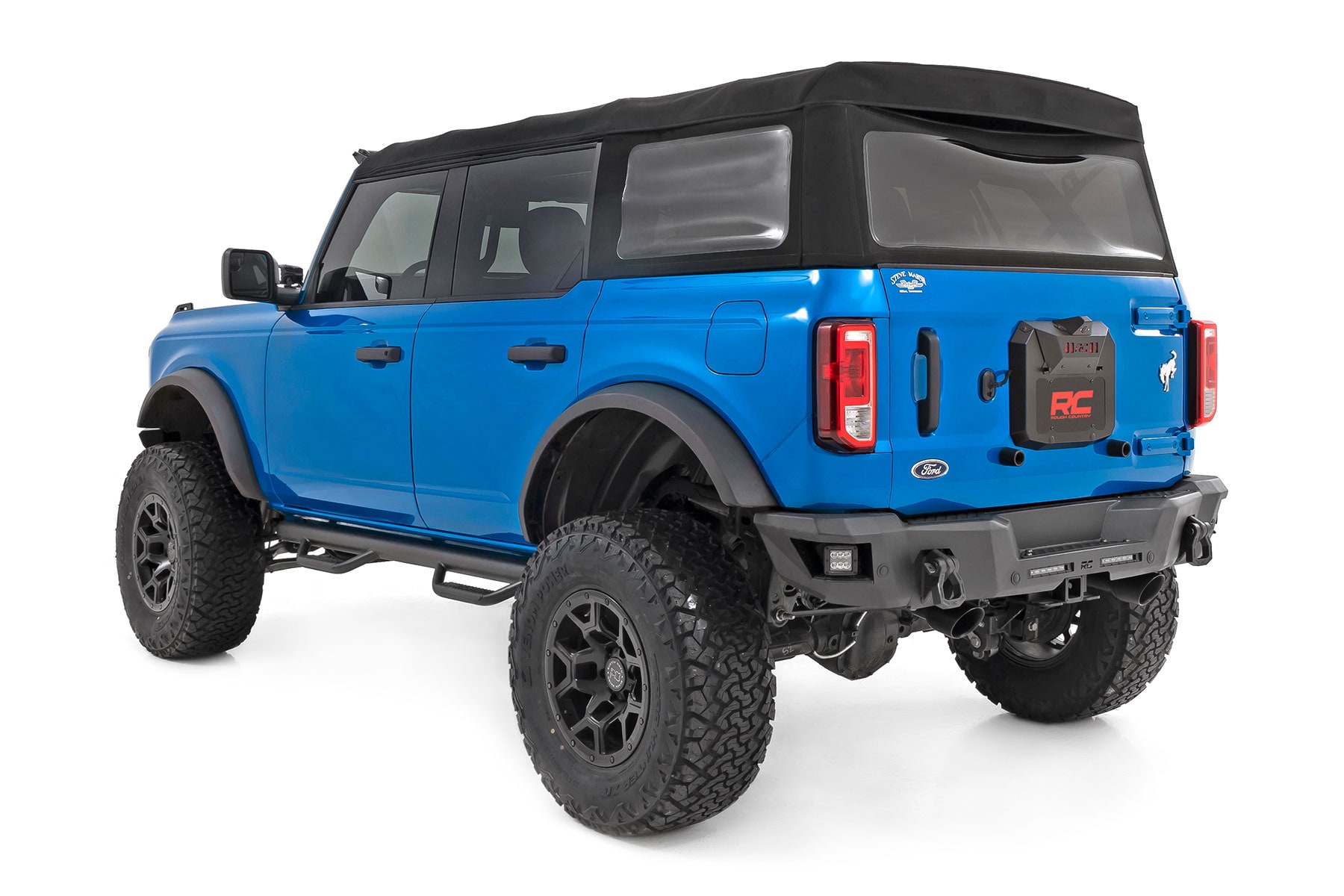 Выхлопная система Axle-Back с двумя выходами для Ford Bronco VI, Rough Country — фото 3