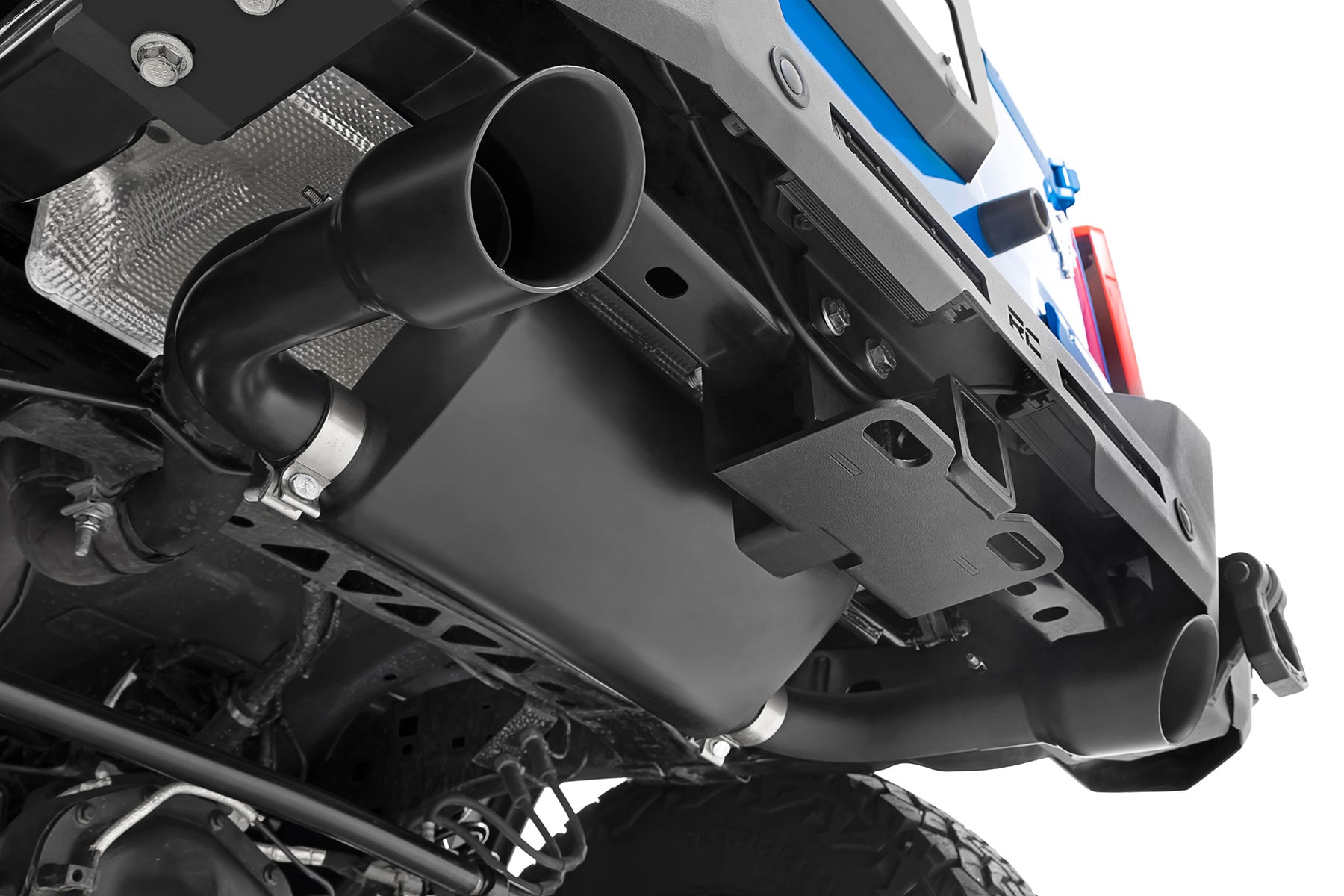 Выхлопная система Axle-Back с двумя выходами для Ford Bronco VI, Rough Country — фото 6