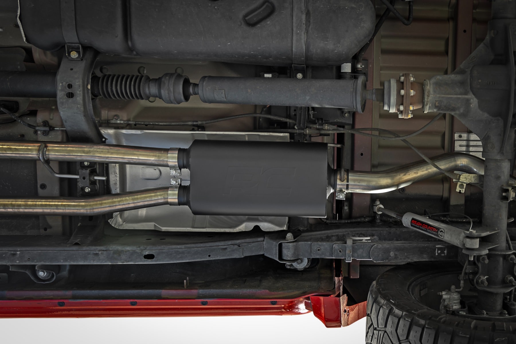 Выхлопная система Cat-Back для Nissan Frontier III 3,8 л, Rough Country — фото 6