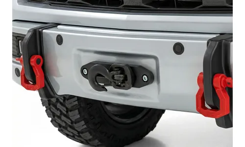 Облицовка переднего силового бампера, Серебристый, для Chevrolet Silverado 1500 (2023–2026), Rough Country — фото 4