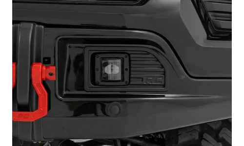 Облицовка переднего силового бампера, Черный металлик, для Chevrolet Silverado 1500 (2023–2026), Rough Country — фото 4