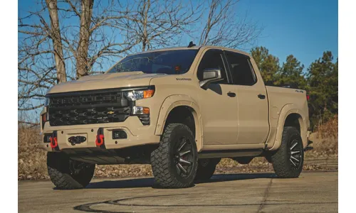 Облицовка переднего силового бампера, Песок, для Chevrolet Silverado 1500 (2023–2026), Rough Country — фото 7