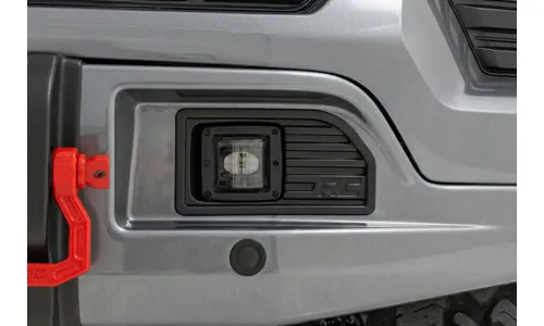 Облицовка переднего силового бампера, серебристый металлик, для Chevrolet Silverado 1500 (2023–2026), Rough Country — фото 4