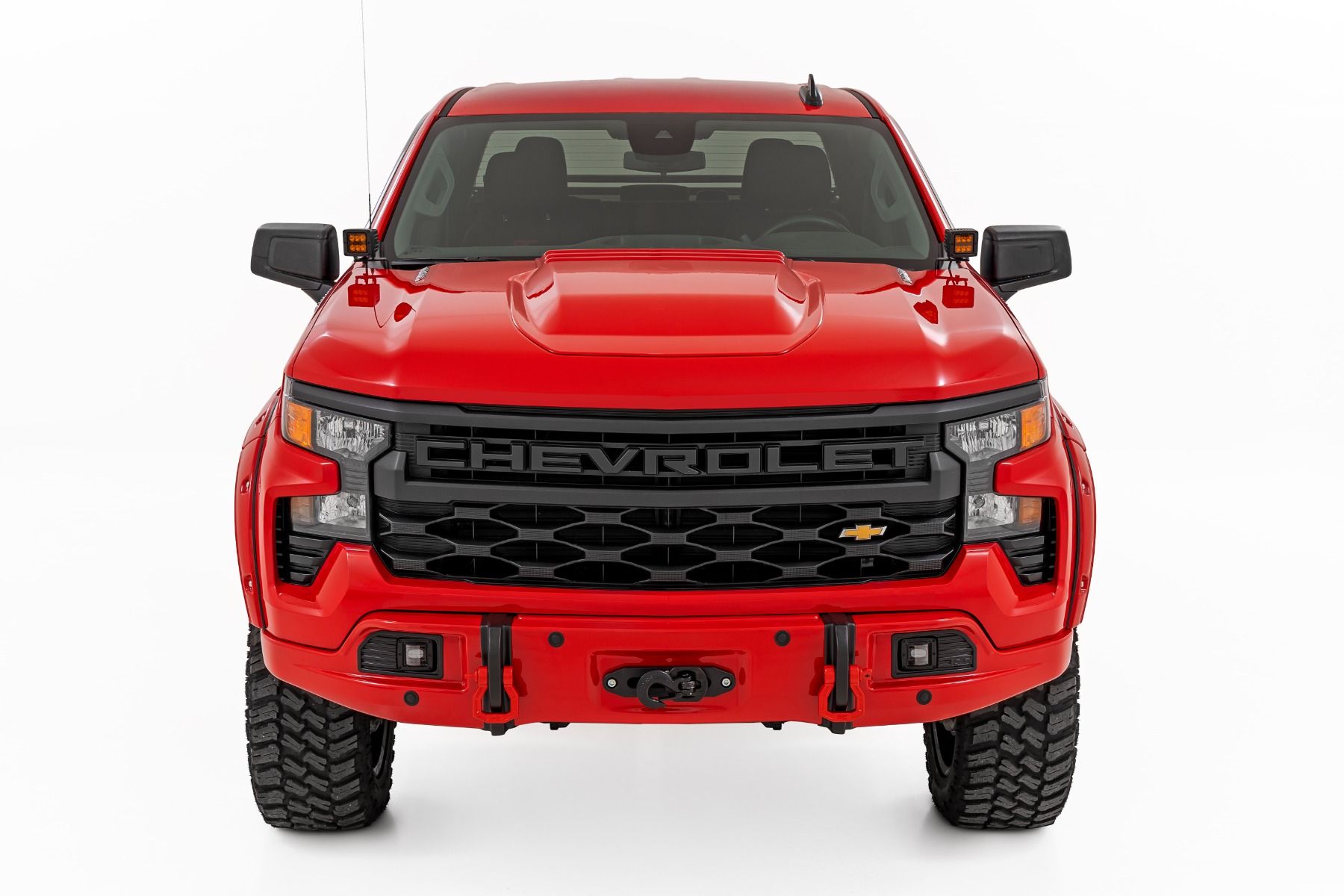 Передний силовой бампер, с лебедкой PRO12000S, для Chevrolet Silverado 1500 (2023–2026), Rough Country — фото 2