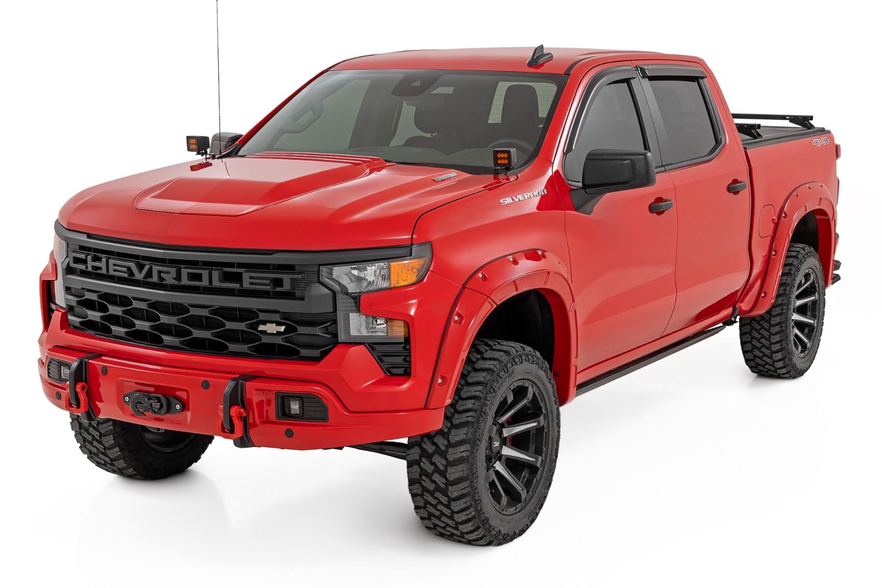 Передний силовой бампер, с лебедкой PRO12000S, для Chevrolet Silverado 1500 (2023–2026), Rough Country — фото 3
