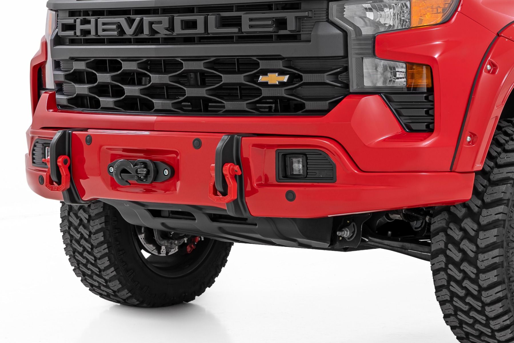 Передний силовой бампер, с лебедкой PRO12000S, для Chevrolet Silverado 1500 (2023–2026), Rough Country — фото 4